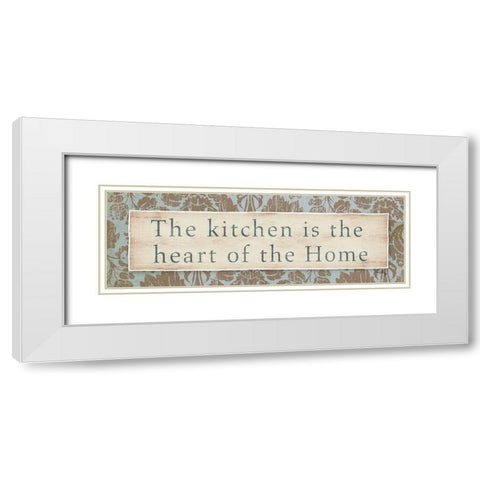 Kitchen White Modern Wood Framed Art Print with Double Matting by Medley, Elizabeth