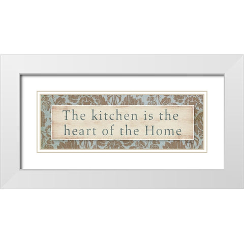 Kitchen White Modern Wood Framed Art Print with Double Matting by Medley, Elizabeth