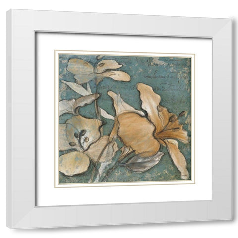 Whisper of Light II White Modern Wood Framed Art Print with Double Matting by Loreth, Lanie