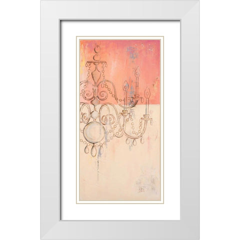 Hollywood Vintage I White Modern Wood Framed Art Print with Double Matting by Pinto, Patricia