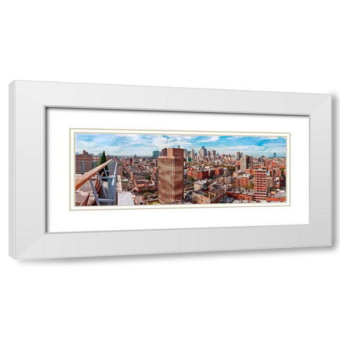 Rivington I White Modern Wood Framed Art Print with Double Matting by Lake, Shelley