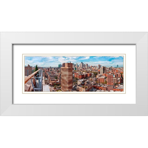 Rivington I White Modern Wood Framed Art Print with Double Matting by Lake, Shelley