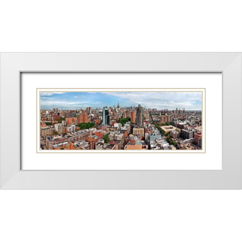 Rivington II White Modern Wood Framed Art Print with Double Matting by Lake, Shelley