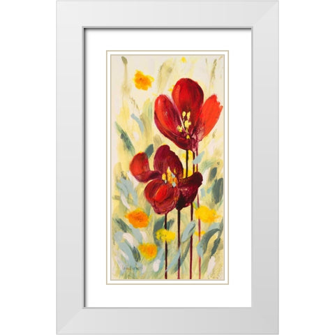 Sunny Day I White Modern Wood Framed Art Print with Double Matting by Loreth, Lanie