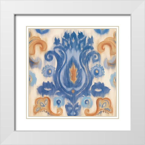 Transitions with Border I White Modern Wood Framed Art Print with Double Matting by Pinto, Patricia