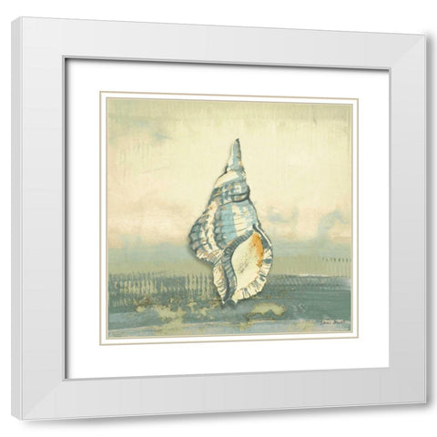 Coastal Summer I White Modern Wood Framed Art Print with Double Matting by Loreth, Lanie