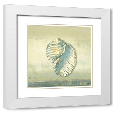 Coastal Summer II White Modern Wood Framed Art Print with Double Matting by Loreth, Lanie