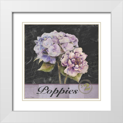 Flower Shop I White Modern Wood Framed Art Print with Double Matting by Pinto, Patricia