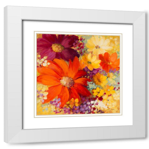 Love and Light II White Modern Wood Framed Art Print with Double Matting by Loreth, Lanie