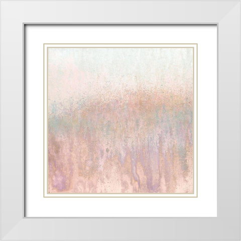 Blushing Woods White Modern Wood Framed Art Print with Double Matting by Gonzalez, Roberto
