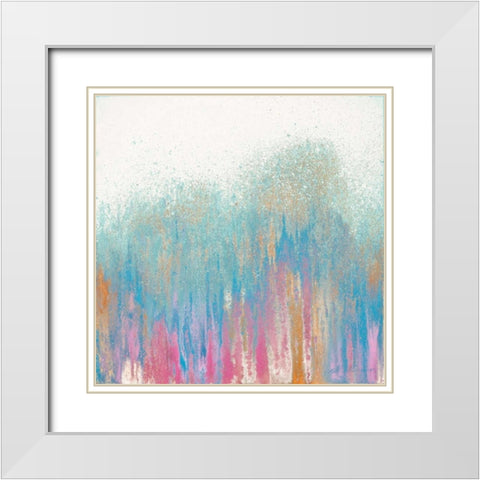 Bright Woods White Modern Wood Framed Art Print with Double Matting by Gonzalez, Roberto