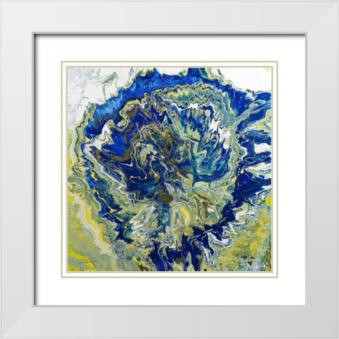 Tropical Storm II White Modern Wood Framed Art Print with Double Matting by Gonzalez, Roberto