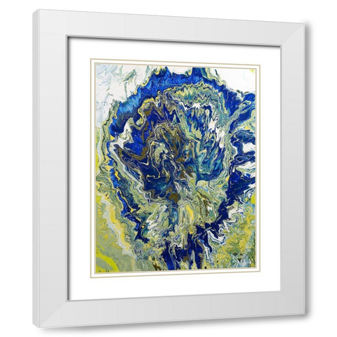 Tropical Storm White Modern Wood Framed Art Print with Double Matting by Gonzalez, Roberto