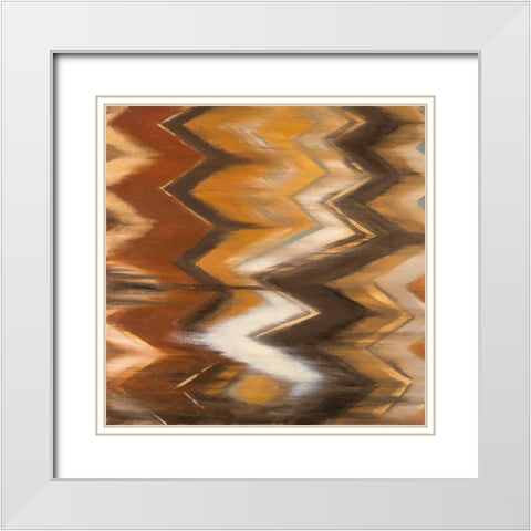 New Mexico I White Modern Wood Framed Art Print with Double Matting by Pinto, Patricia