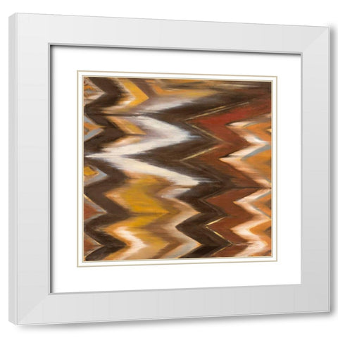 New Mexico II White Modern Wood Framed Art Print with Double Matting by Pinto, Patricia