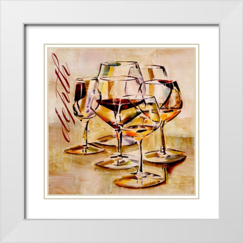 Depth White Modern Wood Framed Art Print with Double Matting by French-Roussia, Heather A.