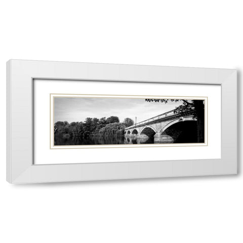 Hyde Park White Modern Wood Framed Art Print with Double Matting by Navas, Emily