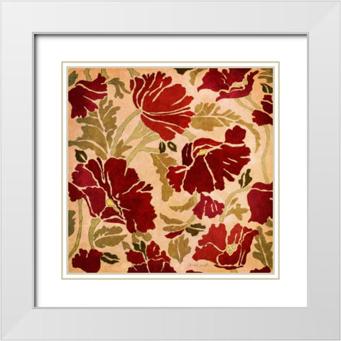 Autumn Showers Bring Flowers II White Modern Wood Framed Art Print with Double Matting by Loreth, Lanie
