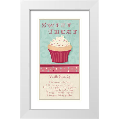 Sweet Treat White Modern Wood Framed Art Print with Double Matting by Hakimipour, Tiffany