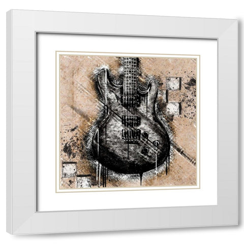 Garage Rock II White Modern Wood Framed Art Print with Double Matting by Hakimipour, Tiffany