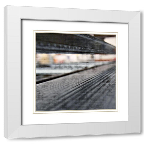 Press Looks II White Modern Wood Framed Art Print with Double Matting by Bonnett, Stede