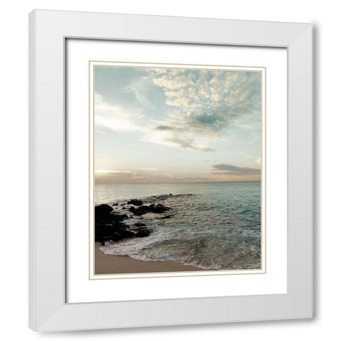 Cool Bimini Afternoon White Modern Wood Framed Art Print with Double Matting by Bryant, Susan