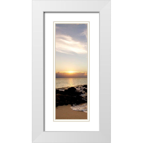 Bimini Afternoon I White Modern Wood Framed Art Print with Double Matting by Bryant, Susan