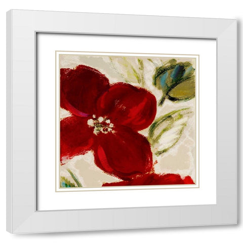 Fall is Calling I White Modern Wood Framed Art Print with Double Matting by Loreth, Lanie