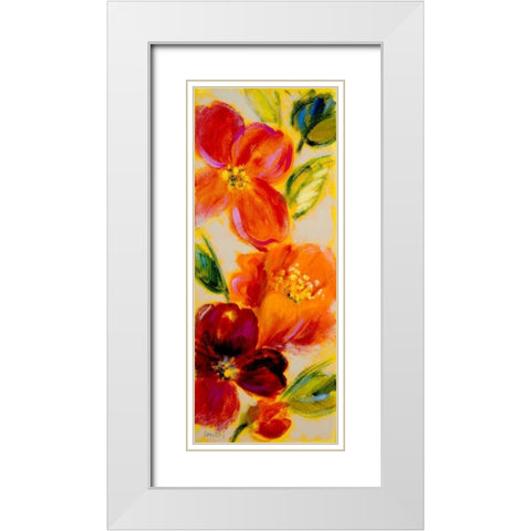 Spring is Calling I White Modern Wood Framed Art Print with Double Matting by Loreth, Lanie