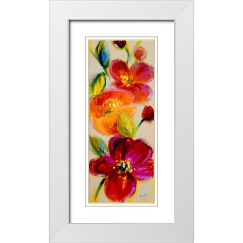 Spring is Calling II White Modern Wood Framed Art Print with Double Matting by Loreth, Lanie