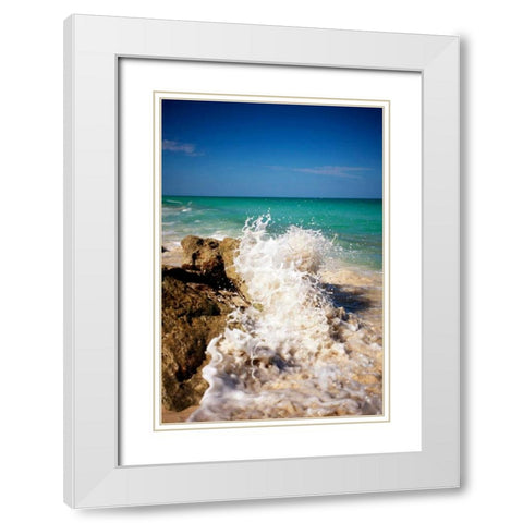 Rising Tide II White Modern Wood Framed Art Print with Double Matting by Bryant, Susan