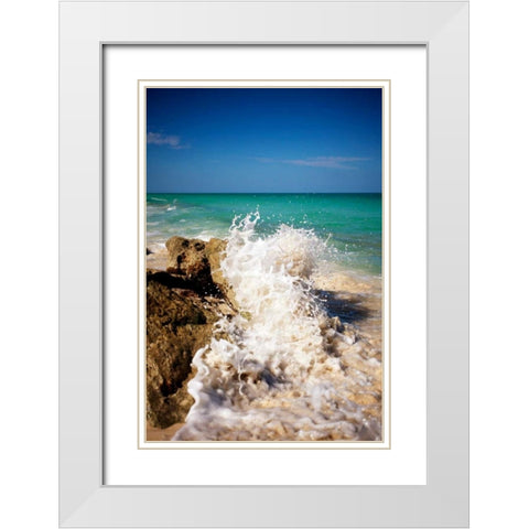 Rising Tide II White Modern Wood Framed Art Print with Double Matting by Bryant, Susan