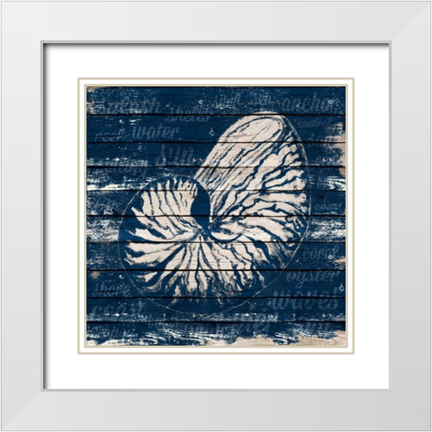 Coastal Wonder V White Modern Wood Framed Art Print with Double Matting by Ritter, Gina