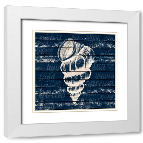 Coastal Wonder VI White Modern Wood Framed Art Print with Double Matting by Ritter, Gina