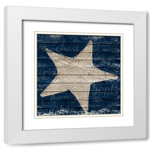 Coastal Wonder IV White Modern Wood Framed Art Print with Double Matting by Ritter, Gina