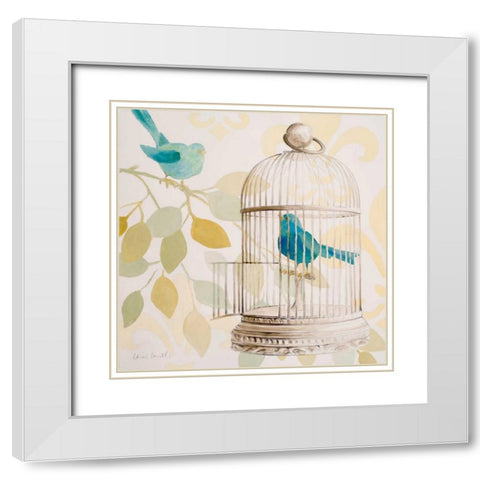 Good Friends II White Modern Wood Framed Art Print with Double Matting by Loreth, Lanie