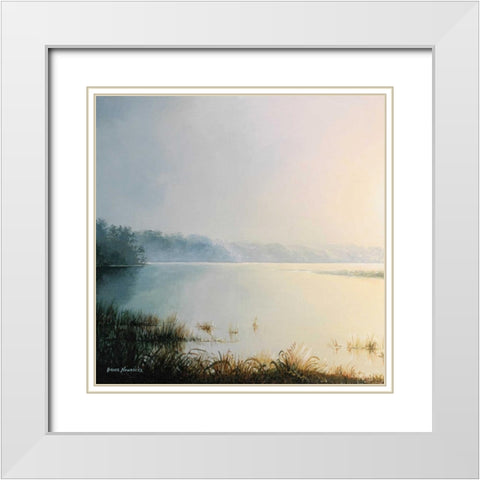 Early to Rise I White Modern Wood Framed Art Print with Double Matting by Nawrocke, Bruce