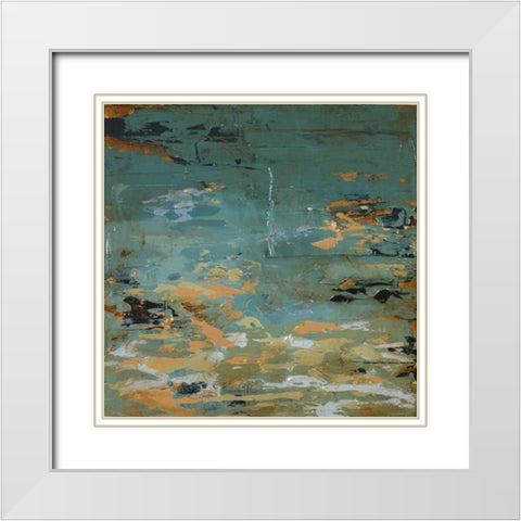 Under the Sycamores I White Modern Wood Framed Art Print with Double Matting by Loreth, Lanie