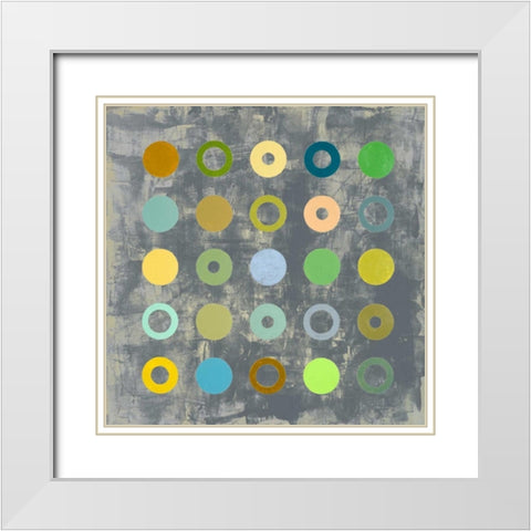Cloudy Days I White Modern Wood Framed Art Print with Double Matting by Marcon, Michael