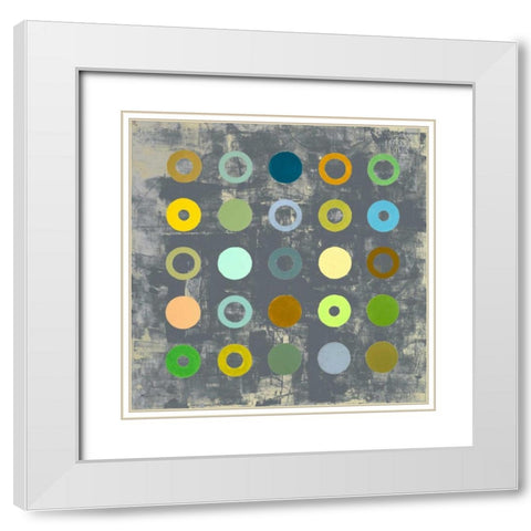 Cloudy Days II White Modern Wood Framed Art Print with Double Matting by Marcon, Michael
