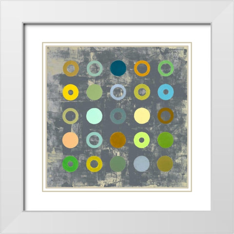 Cloudy Days II White Modern Wood Framed Art Print with Double Matting by Marcon, Michael