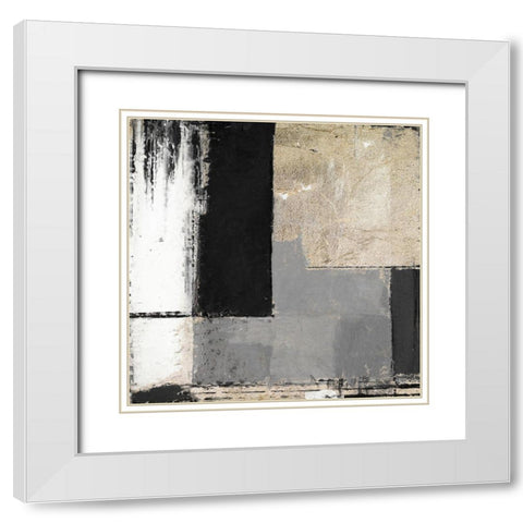 Underground I White Modern Wood Framed Art Print with Double Matting by Pinto, Patricia