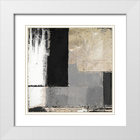 Underground I White Modern Wood Framed Art Print with Double Matting by Pinto, Patricia
