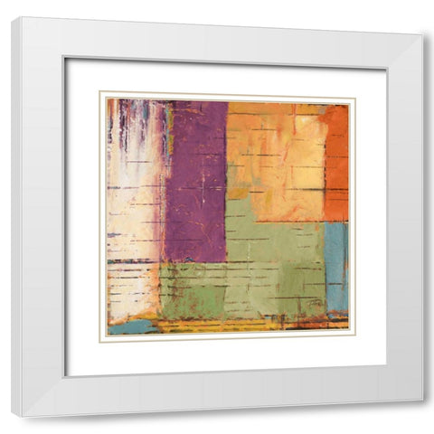 The Cage I White Modern Wood Framed Art Print with Double Matting by Pinto, Patricia