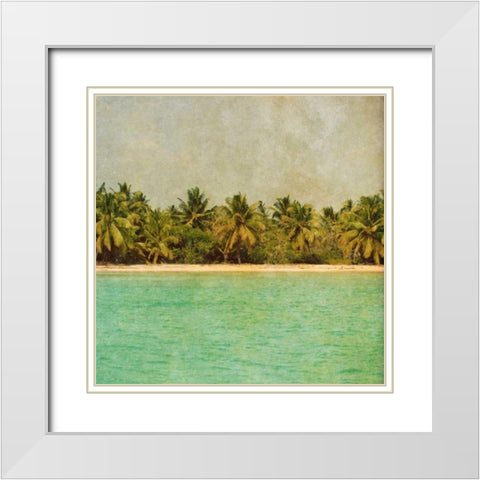 Dominican Republic I White Modern Wood Framed Art Print with Double Matting by Acosta