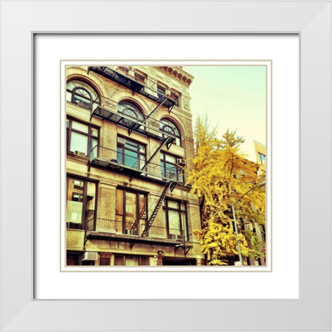 Chelsea Afternoon I White Modern Wood Framed Art Print with Double Matting by Acosta, Juliana