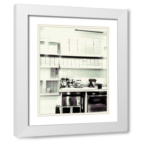 Sweet Tooth II White Modern Wood Framed Art Print with Double Matting by Acosta