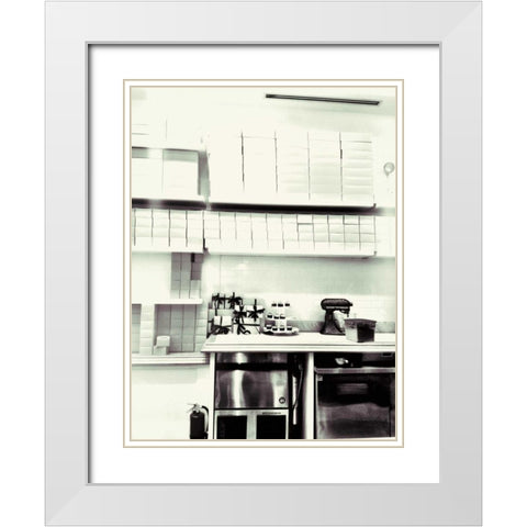 Sweet Tooth II White Modern Wood Framed Art Print with Double Matting by Acosta