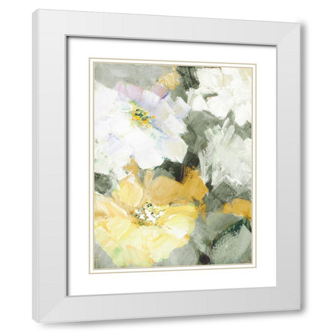 Canyon Road Garden II White Modern Wood Framed Art Print with Double Matting by Loreth, Lanie