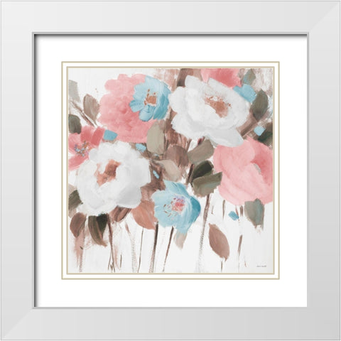 Spring Promise of Giverny II White Modern Wood Framed Art Print with Double Matting by Loreth, Lanie